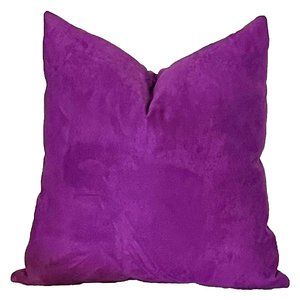 Swanky Suede - Grape Accent Pillow - NEW